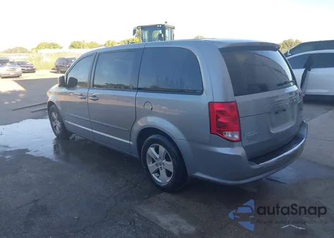 2013 Dodge Grand Caravan Se from USA, damaged, VIN 2C4RDGBG4DR762662